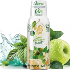 Syrop FruttaMax JABŁKO - MIĘTA LIGHT 500ml na 12 litrów